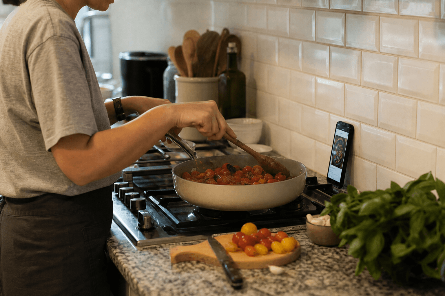 Voice grocery list apps: adding one item, and adding fifty