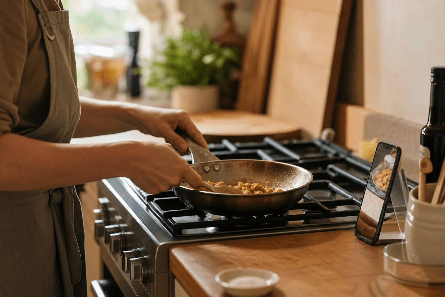 Stocking a kitchen by voice: the twenty-minute inventory